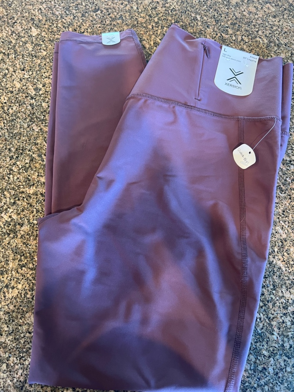 Xersion Women’s Mauve Purple Performance Leggings